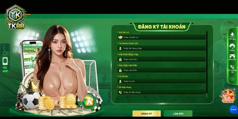 nắm rõ quy trình để đăng ký tk88 an toàn 